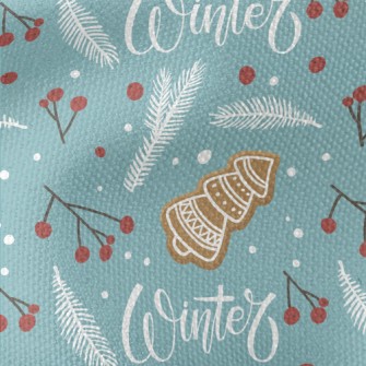 Christmas Tree Gingerbread Waterproof Canvas