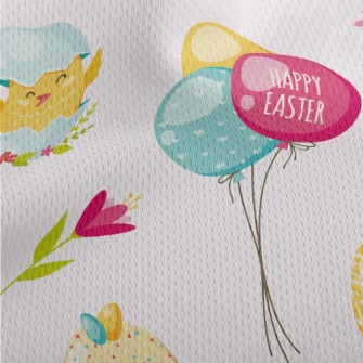 Happy Chicken And Rooster Athletic Mesh Flat Back