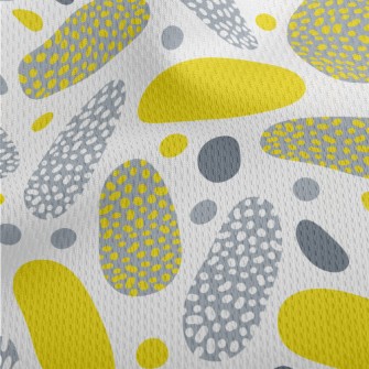 Wonderful Long Dots Athletic Mesh Flat Back