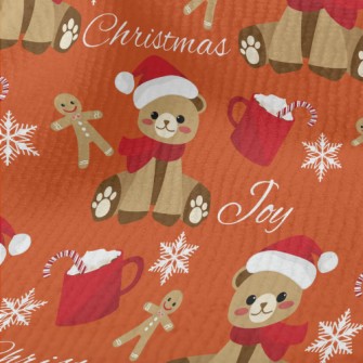 Christmas Gingerbread Bear Terry