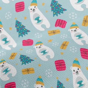 Cute Christmas Polar Bear Performance Linen