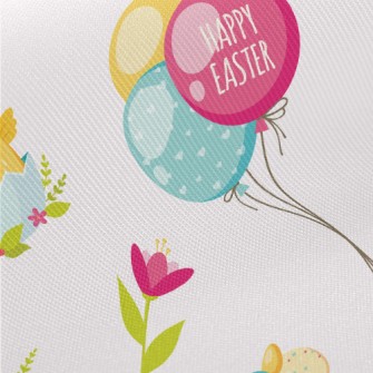 Happy Chicken And Rooster Twill