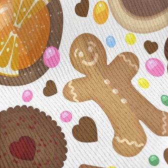 Gingerbread Checkerboard Cooki Standard Corduroy