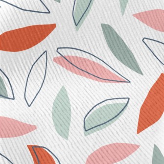 Simple Falling Leaves Standard Corduroy