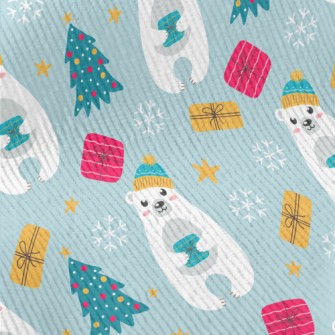 Cute Christmas Polar Bear Standard Corduroy