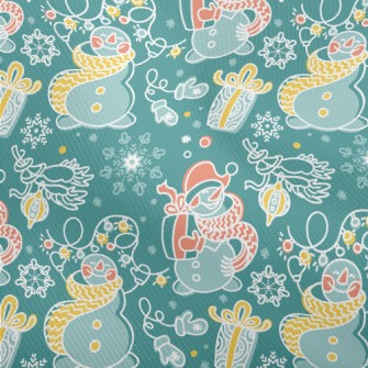 Happy Line Snowman Dobby