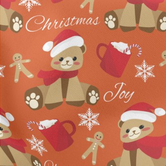 Christmas Gingerbread Bear Stretch Ponte