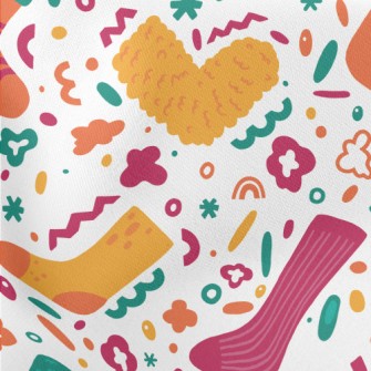 Furry Warm Socks Stretch Ponte