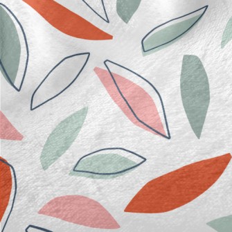 Simple Falling Leaves Minky