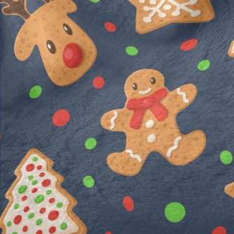 Christmas Gingerbread Minky