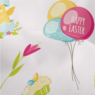 Happy Chicken And Rooster Lightweight Performance Linen