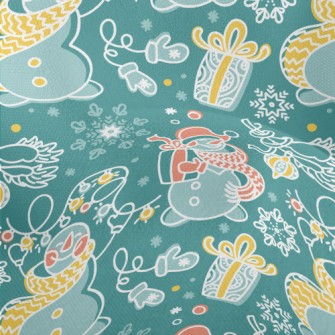 Happy Line Snowman Lightweight Performance Linen