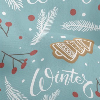 Christmas Tree Gingerbread Lightweight Performance Linen