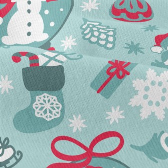 Fantasy Snowman Glass Ball Modern Jersey
