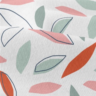 Simple Falling Leaves Modern Jersey