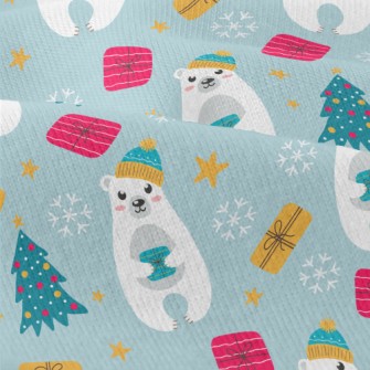 Cute Christmas Polar Bear Modern Jersey