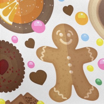 Gingerbread Checkerboard Cooki Pongee