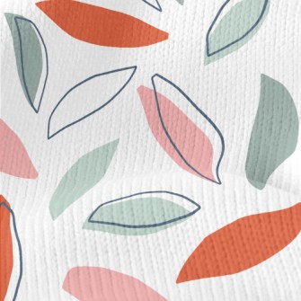 Simple Falling Leaves Stretch Jersey