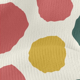 Huge Color Dots Stretch Jersey