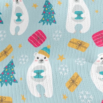 Cute Christmas Polar Bear Stretch Jersey