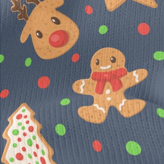 Christmas Gingerbread Stretch Jersey
