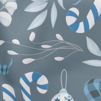 Cool Snowflake Christmas Style Lightweight Cotton Poplin