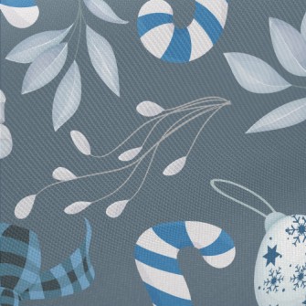 Cool Snowflake Christmas Style Midweight Cotton Poplin