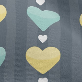 Double Love Hearts Arranged Ne Chiffon