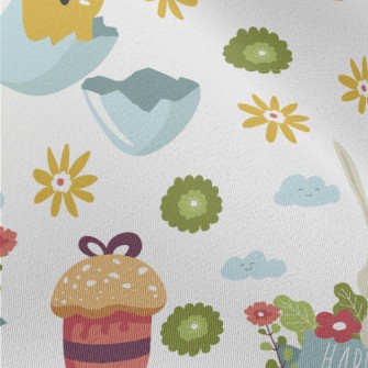 Easter Chick Bunny Chiffon