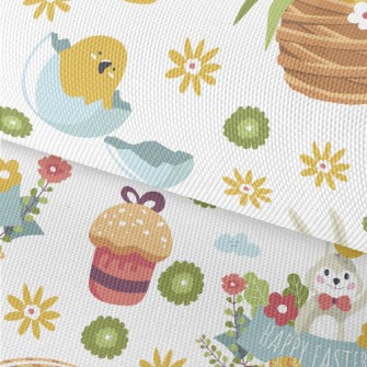 Easter Chick Bunny Waterproof Oxford