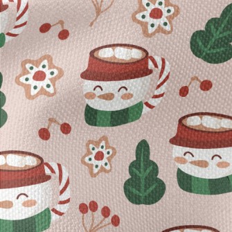 Snowman Mug Cocoa Waterproof Canvas