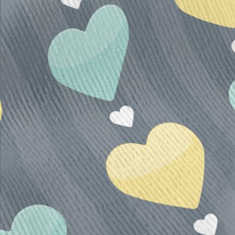 Double Love Hearts Arranged Ne Standard Corduroy