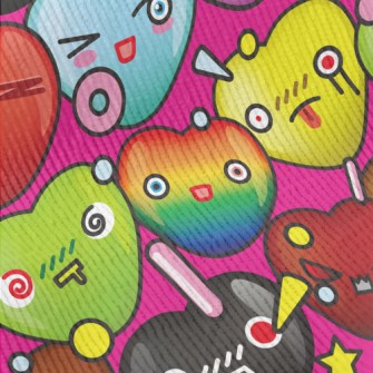 Changeable Expression Love Standard Corduroy