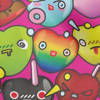 Changeable Expression Love Micro Fleece