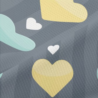 Double Love Hearts Arranged Ne Piqué