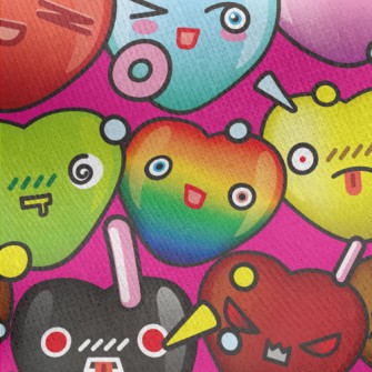 Changeable Expression Love Jersey Backed Fleece