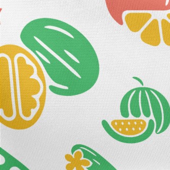 Simple Line Fruits And Vegetab Pongee