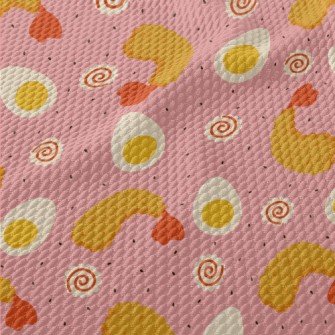 Cartoon Ramen Side Dishes Birdseye Piqué