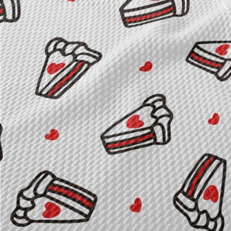 Valentine's Day Berry Pie Birdseye Piqué