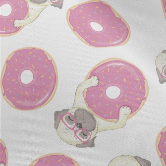 French Bulldog And Donuts Chiffon