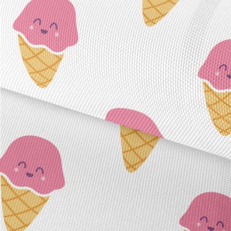 Smiling Pink Cone Waterproof Oxford