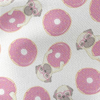 French Bulldog And Donuts Waterproof Canvas