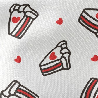 Valentine's Day Berry Pie Waterproof Canvas