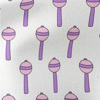 Cartoon Purple Lollipop Waterproof Canvas