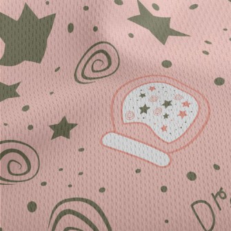 Stars And Magic Jar Athletic Mesh Flat Back