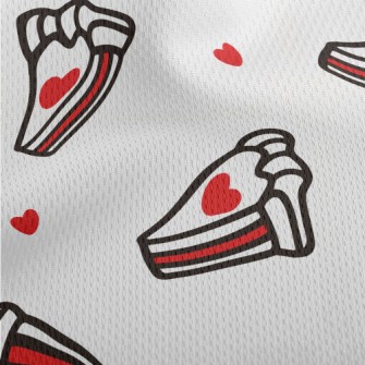 Valentine's Day Berry Pie Athletic Mesh Flat Back