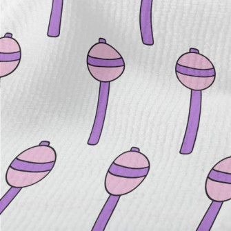 Cartoon Purple Lollipop Terry