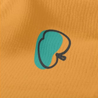 Blue Art Apple Terry