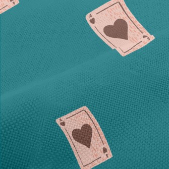 Hand Drawn Playing Cards Performance Linen