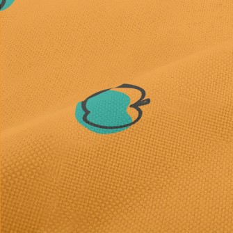 Blue Art Apple Performance Linen